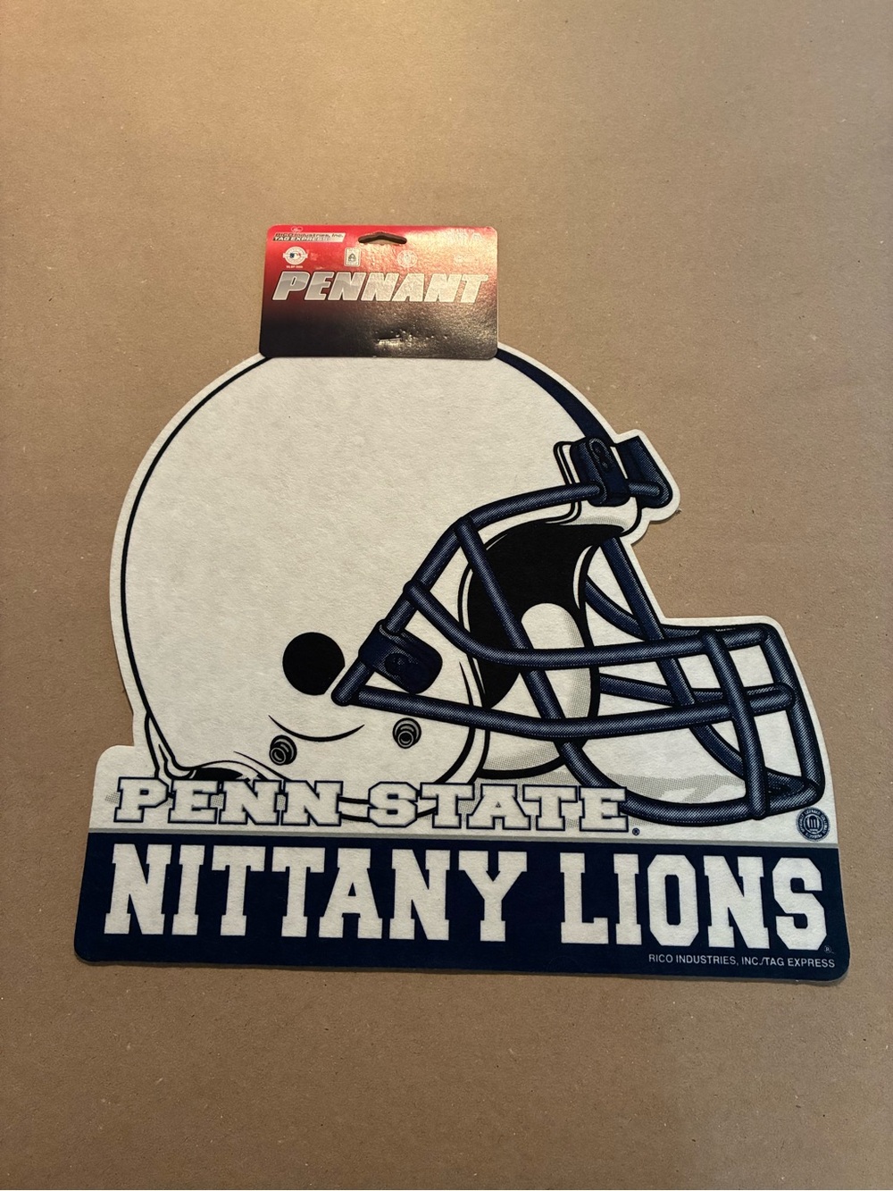 Penn State Nittany Lions White & Navy Helmet Pennant by Rico Industries